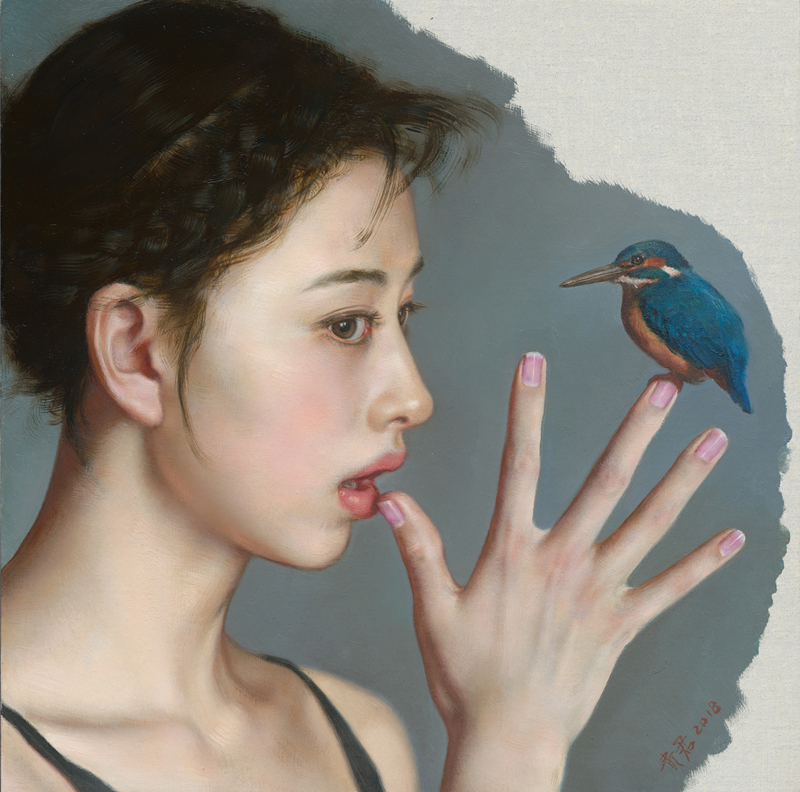 《此时此刻》布面油画 35x35cm 2018_副本.jpg